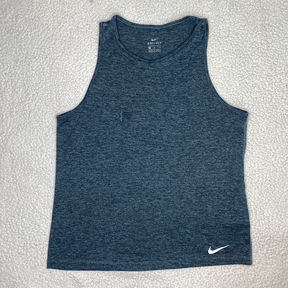 Nike Dry Fit Tomboy Grey Tank Top: Size Medium